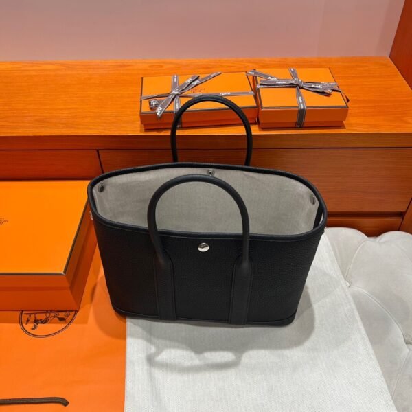 CK89 Nior / Black Graden Party 30CM Negonda Leather Silver Hardware Full Handmade