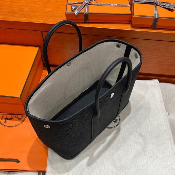 CK89 Nior / Black Graden Party 30CM Negonda Leather Silver Hardware Full Handmade