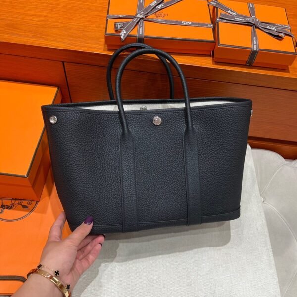 CK89 Nior / Black Graden Party 30CM Negonda Leather Silver Hardware Full Handmade