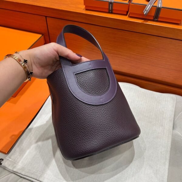 N5 Cassis In the Loop Clemence Leather Gold Hardware Full Handmade