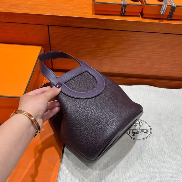 N5 Cassis In the Loop Clemence Leather Gold Hardware Full Handmade
