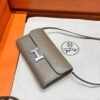 CK18 Etoupe Kelly To Go Epsom Leather Silver Hardware Full Handmade