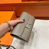 CK18 Etoupe Kelly To Go Epsom Leather Silver Hardware Full Handmade