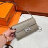 CK18 Etoupe Kelly To Go Epsom Leather Silver Hardware Full Handmade