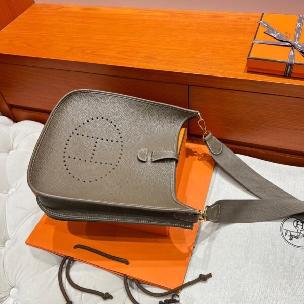 CK18 Etoupe Evelyne 29CM Clememce Leather Gold Hardware Full Handmade