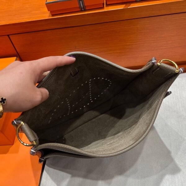 CK18 Etoupe Evelyne 29CM Clememce Leather Gold Hardware Full Handmade