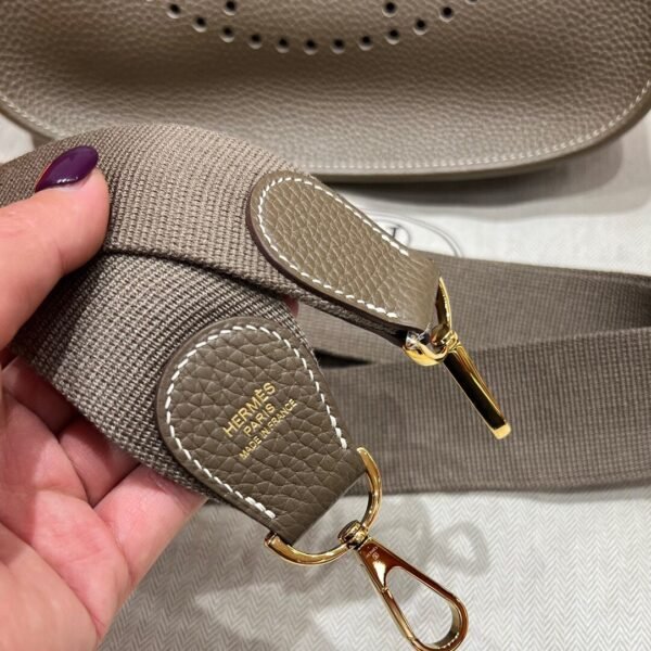 CK18 Etoupe Evelyne 29CM Clememce Leather Gold Hardware Full Handmade