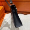 CK89 Black Kelly Elan Madame Leather Silver Hardware Full Handmade