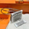 Himalaya Kelly Danae 22CM Lizard Leather Silver Hardware Full Handmade