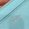 3P Bleu Atoll Constance To Go Epsom Leather Silver Hardware Full Handmade