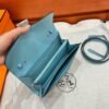 3P Bleu Atoll Constance To Go Epsom Leather Silver Hardware Full Handmade