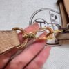 OM Chai Mini Evelyne 17CM Tc Leather Gold Hardware Full Handmade