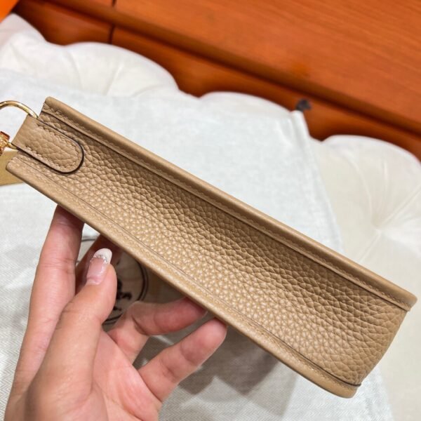 OM Chai Mini Evelyne 17CM Tc Leather Gold Hardware Full Handmade