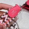 8W Rose Azalea Mini Evelyne 17CM Tc Leather Silver Hardware Full Handmade