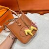 CK37 Gold Mini Evelyne 17CM Tc Leather Silver Hardware Full Handmade