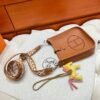 CK37 Gold Mini Evelyne 17CM Tc Leather Silver Hardware Full Handmade