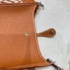 CK37 Gold Mini Evelyne 17CM Tc Leather Silver Hardware Full Handmade