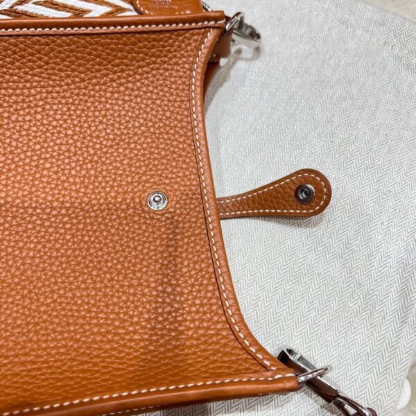CK37 Gold Mini Evelyne 17CM Tc Leather Silver Hardware Full Handmade
