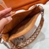 CK37 Gold Mini Evelyne 17CM Tc Leather Silver Hardware Full Handmade