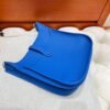T7 Bleu Hydra Evelyne 29CM Tc Leather Silver Hardware Full Handmade