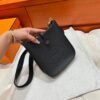 CK89 Nior / Black Mini Evelyne 17CM Tc Leather Gold Hardware Full Handmade