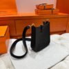 CK89 Nior / Black Mini Evelyne 17CM Tc Leather Gold Hardware Full Handmade