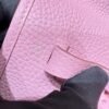 X9 Mauve Sylvester Mini Evelyne 17CM Tc Leather Silver Hardware Full Handmade