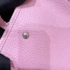 X9 Mauve Sylvester Mini Evelyne 17CM Tc Leather Silver Hardware Full Handmade
