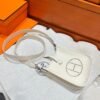 I2 Nara Mini Evelyne 17CM Tc Leather Silver Hardware Full Handmade