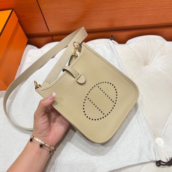 S2 Tiench Mini Evelyne 17CM Tc Leather Gold Hardware Full Handmade
