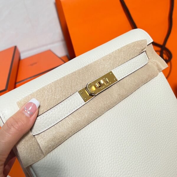 I2 Nata Kelly Ado 21CM Clemence Leather Gold Hardware Full Handmade