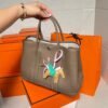CK18 Etoupe Graden party 30CM Negonda Leather Silver Hardware Full Handmade