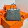 63 Vert Amanda Graden Party 30CM Negonda Leather Silver Hardware Full Handmade