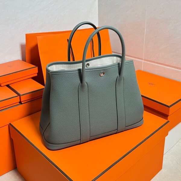 63 Vert Amanda Graden Party 30CM Negonda Leather Silver Hardware Full Handmade