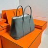 63 Vert Amanda Graden Party 30CM Negonda Leather Silver Hardware Full Handmade