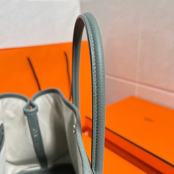 63 Vert Amanda Graden Party 30CM Negonda Leather Silver Hardware Full Handmade