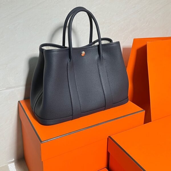 2Z Blue Nuit Graden Party 30CM Negonda Leather Silver Hardware Full Handmade