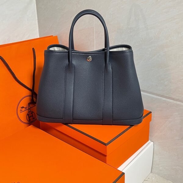 2Z Blue Nuit Graden Party 30CM Negonda Leather Silver Hardware Full Handmade