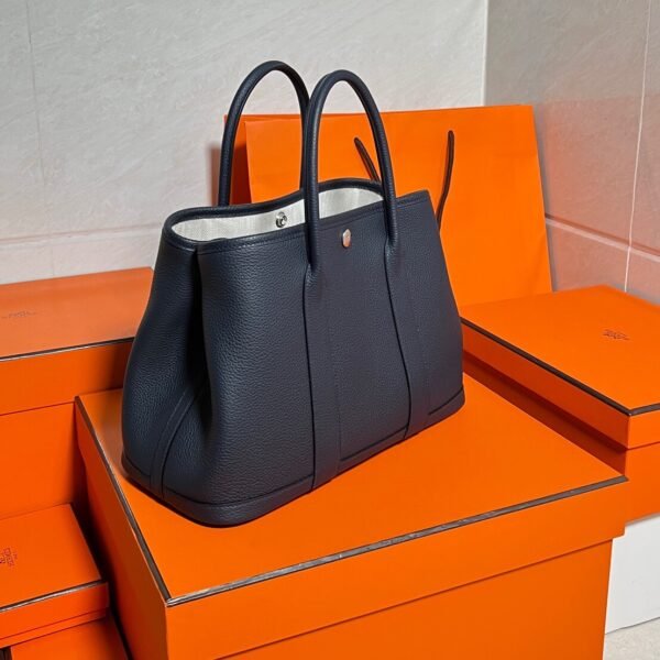 2Z Blue Nuit Graden Party 30CM Negonda Leather Silver Hardware Full Handmade