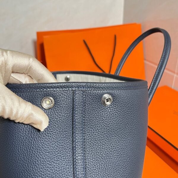2Z Blue Nuit Graden Party 30CM Negonda Leather Silver Hardware Full Handmade
