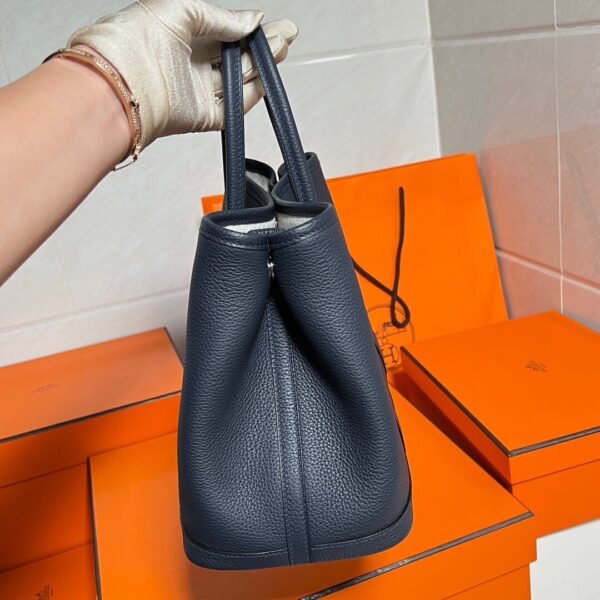 2Z Blue Nuit Graden Party 30CM Negonda Leather Silver Hardware Full Handmade