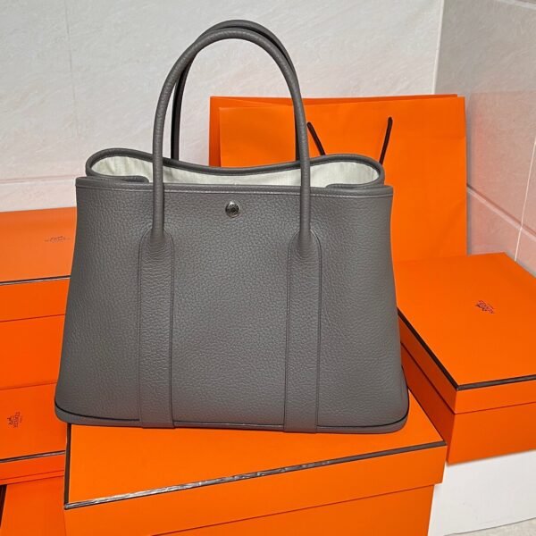 8F Etain Graden Party 36CM Negonda Leather Silver Hardware Full Handmade