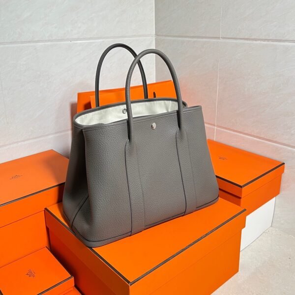 8F Etain Graden Party 36CM Negonda Leather Silver Hardware Full Handmade