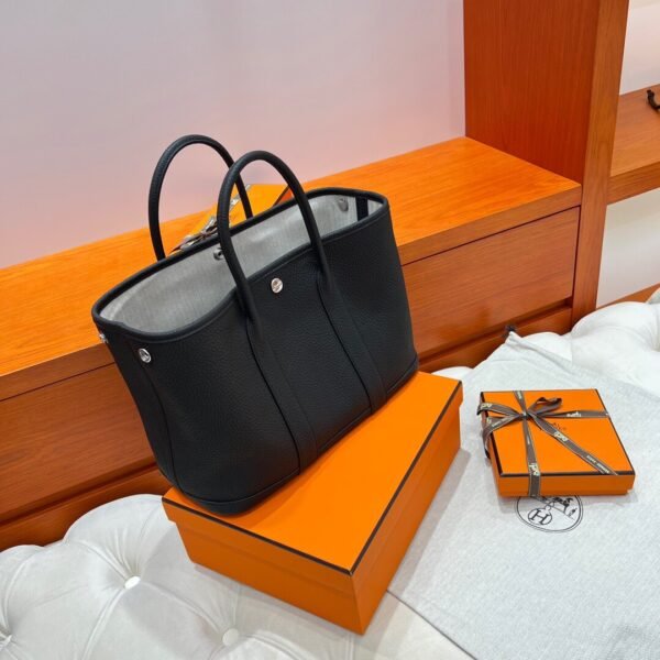 CK89 Nior / Black Graden Party 30CM Negonda Leather Silver Hardware Full Handmade