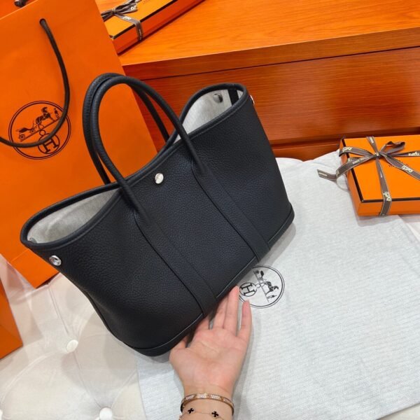 CK89 Nior / Black Graden Party 30CM Negonda Leather Silver Hardware Full Handmade