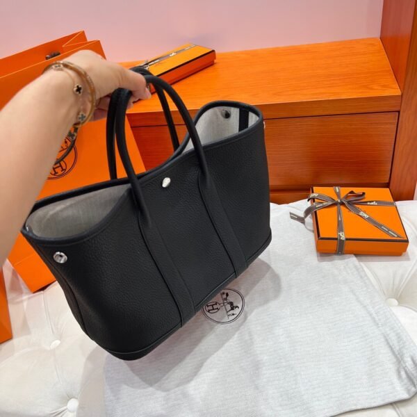 CK89 Nior / Black Graden Party 30CM Negonda Leather Silver Hardware Full Handmade