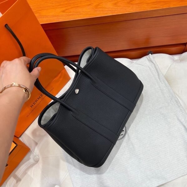 CK89 Nior / Black Graden Party 30CM Negonda Leather Silver Hardware Full Handmade