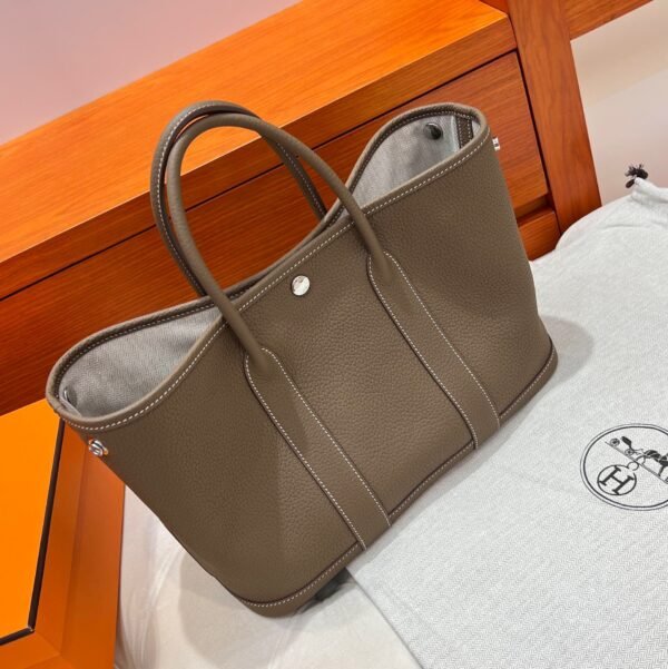 18 Etoupe Graden Party 30CM Negonda Leather Silver Hardware Full Handmade