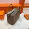 18 Etoupe Graden Party 30CM Negonda Leather Silver Hardware Full Handmade